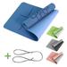 Mat Block Yoga Mat with Non-Slip 1/4 Thick Anti-Tear High Density TPE Eco-Friendly Foam Material for Home Pilates and Floor Exercises & Fitness Blue (72 L x 24 W)