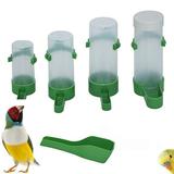 D-GROEE Automatic Bird Feeder Dispenser Bird Water Bottle Drinker Container Waterer Clip Hanging in Birds Cage for Parrots