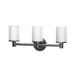 Latitude II Triple Sconce Matte Black