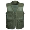 Multifunctional Fishing Mesh Vest Photography Comfortable Quick Lightweight L