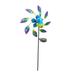 Solar Wind Metal Garden Stake Outdoor Decorative Wind Sculpture for Yard Pathway Lawn Patio Porch Plants Decor