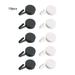 10pcs Storage Hooks Household Hangers Traceless Self-adhesive Hooks for Home Kitchen Office Black and White