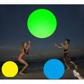 Pool Toys - 2 Pack Light Up Beach Balls for Kids16 Light Modes Pool Beach Games Balls for Outdoor or Indoor Activities Glow in The Dark Pool Beach Decorations for Kids and Adults