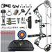 Archery Compound Bow Hunting Bow Archery Set Compound Bow Set for Youth Beginner Adults Compound Bow and Arrow with Hunting Equipment 19 -30 Draw Length 19-70Lbs Draw Weight 320fps IBO