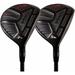 Senior Men s Majek K-Series Fairway 3 5 Wood Set Golf Clubs Right Handed Senior Flex with Premium Men s Arthritic Grip