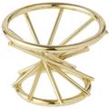 Bard s Brass-toned Egg Stand/Holder Swirl Leg 2 Diameter Pack of 2