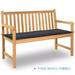 Lixada Garden Bench Cushion Anthracite 47.2 x19.7 x1.18