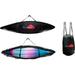 VULKIN 7ft-8ft Waterproof Kayak Cover and Carrier - Black