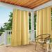 Exclusive Home Cabana Solid Indoor/Outdoor Light Filtering Grommet Top Curtain Panel Pair 54 x108 Sundress Yellow