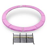 Exacme Premium Thick Round Trampoline Pad with Opening 14 Foot Safety Spring Cover Replacement (Pink)