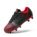 Dream Pairs Boys Girls Soccer Cleats Kids Football Shoes Toddler/Little Kid/Big Kid SDSO224K BLACK/RED Size 2