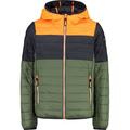 CMP Kinder Jacke KID JACKET FIX HOOD, Größe 128 in TORBA-F.ORANGE-ANTRACITE