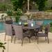 Tampa Sunset 7 Piece Outdoor Wicker Dining Set