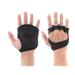 OUNONA Ventilated Weight Lifting Gloves Fitness Cross Training Gloves Non-Slip Palm Sleeve Great for Pull Ups Cross Training Fitness (Black-M)