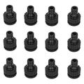 Higoodz Tap Connector Water Pipe Adapter 12PCS /2 G3/4 Female Thread Faucet Garden Hose Adapter Reusable Connector Fittings