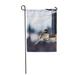 SIDONKU Black Capped Chickadee in Winter Artstudio29 Garden Flag Decorative Flag House Banner 12x18 inch