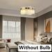 Modern Chandelier 9-Light Luxury Gold Glass Ceiling Lamp for Bedroom Dining Room Luxury Crystal Chandelier Pendant Lamp Ceiling Light 9 Lights Lighting Fixture Luxury Crystal Chandelier Living Room