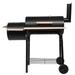 BBQ Charcoal Grill with Side Fire Box and Offset Smoker Outdoor Picnic Barbecue Grill Heat Control Camping Patio Backyard Cooking