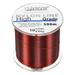 Uxcell 547Yard 13Lb Fluorocarbon Coated Monofilament Nylon Fishing Line Wine Red
