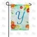 America Forever Summer Floral Monogram Garden Flag Letter Y 12.5 x 18 inches Cosmos Yellow Red White Spring Flower Double Sided Vertical Outdoor Yard Lawn Decorative Seasonal Summertime Garden Flag