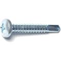 #10-16 x 1-1/4 Zinc Plated Steel Phillips Pan Head Self-Drilling Screws