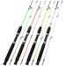 Sougayilang 2 Pieces Fishing Rod Composite Graphite Glass Fishing Rod Sea Surfing Fishing Pole