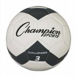 Champion Sports Challenger Soccer Ball Size 3 Black