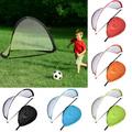 Limei Collapsible Soccer Goal with Travel Bag Ultra Portable 32 3 x 18 9 x 18 9 Instant Pop Up Football Goal for The Beach| Playground | Backyard | Camping Kids Soccer Training