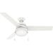 Hunter Aker 52 Led Outdoor Aker 52 3 Blade Indoor / Outdoor Led Ceiling Fan - White