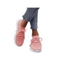 Crocowalk Women Lace Up Casual Comfort Non Slip Lightweight Breathable Mesh Athletic Sneakers Fashion Tennis Sport Running Shoes