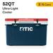 RTIC 52 QT Ultra-Light Hard-Sided Ice Chest Cooler Patriot Fits 76 Cans