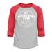 Shop4Ever Men s My Retirement Plan Fishing Raglan Baseball Shirt Large Heather Grey/Red