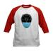 CafePress - Power Rangers Black Ranger W Kids Baseball T Shirt - Kids Cotton Baseball Jersey 3/4 Sleeve Shirt