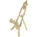 Bard s Ornate Brass Easel 12.25 H x 6 W x 6 D