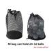 GloryStar Sports Mesh Net Bag Black Nylon golf bags Golf Tennis 16/32/56 Ball Carrying Drawstring Pouch Storage bag (not include balls)
