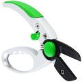 WilFiks Garden Anvil Pruning Shears - 8 Smooth Action Hand Pruner - Secateurs Steel Gardening Scissors with Comfortable Handle and Shock Absorbing Spring - Branch Stem and Tree Trimmer Hand Tool