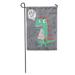 LADDKE Cute Little Dinosaur for Children Baby Kids College Dino Badge Garden Flag Decorative Flag House Banner 28x40 inch