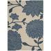 SAFAVIEH Outdoor CY7321-233A25 Courtyard Beige / Blue Rug