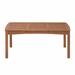 Alaterre Furniture Lyndon Eucalyptus Wood Outdoor Cocktail Table Natural
