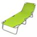 vidaXL Patio Lounge Chair Folding Sunlounger Outdoor Poolside Sunbed Steel