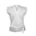 White Karate Sleeveless Uniform Gi Top Martial Arts Kimono Open Karate Taekwondo Jacket (000)