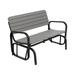 Lifetime Polyethylene Outdoor Glider Bench - Gray (60361)