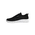 Woobling Men Running Shoes Men Casual Breathable Walking Sport Athletic Sneakers Gym Tennis Comfortable Lightweight Shoes Black White US 10