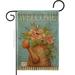 Breeze Decor BD-SH-G-100051-IP-DB-D-US12-AM 13 x 18.5 in. Welcome Watering Can Burlap Inspirational Sweet Home Impressions Decorative Vertical Double Sided Garden Flag