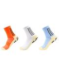 3 Pairs Men s and Women s Sports Socks Men s Football Socks Cushioned Sports Team Socks Compression Sports Outdoor Non-Slip Running Socks (White+Orange+Sky Blue)