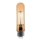 Better Homes & Gardens LED Vintage Light Bulb T10 40 Watts Amber Spiral Filament E26 Dim - 4 Pk