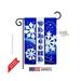 Breeze Decor 64074 Winter Welcome Winter 2-Sided Impression Garden Flag - 13 x 18.5 in.