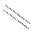 1.75mm Solid Carbide Drill Bit Straight Shank for Stainless Steel Alloy Hard Steel 2 Pcs