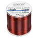 Uxcell 547Yard 20Lb Fluorocarbon Coated Monofilament Nylon Fishing Line Wine Red