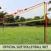 Portable Beach Backyard Volleyball Net System Complete Set